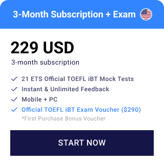 Santa TOEFL Unlimited Pass - 3 Month (US voucher)