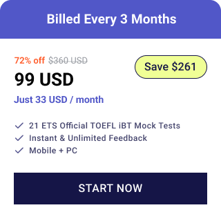 Santa TOEFL Unlimited Pass - 3 Month