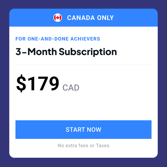 [Canada] Santa TOEFL Unlimited Pass - 3 Month (Bundle)