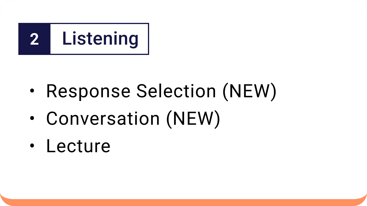 Listening updates for the 2026 TOEFL iBT