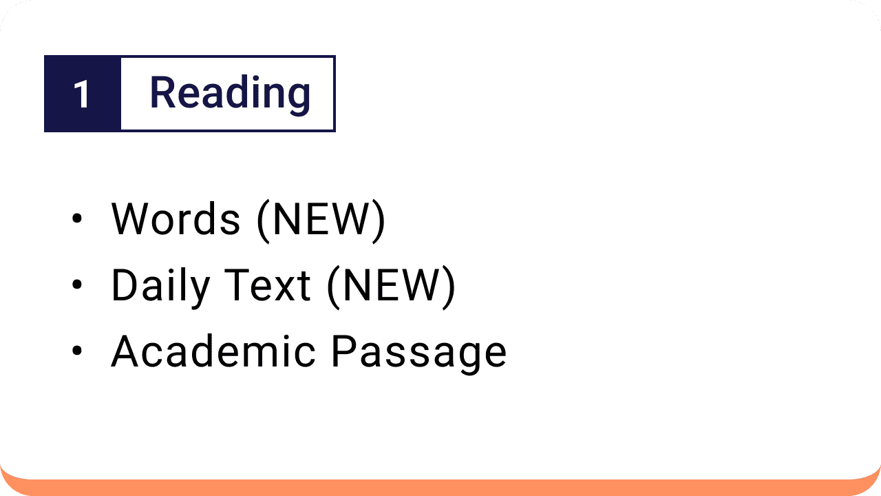 Reading updates for the 2026 TOEFL iBT